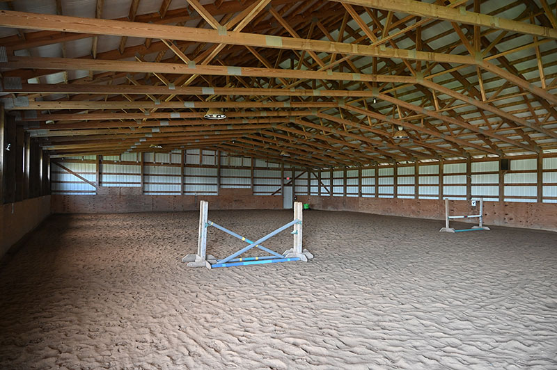 Indoor horse riding arena